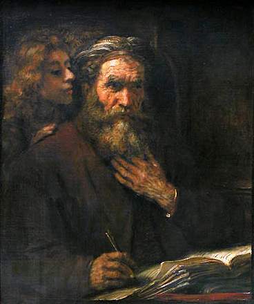 Rembrandt, Saint Matthew and the Angel, 1661